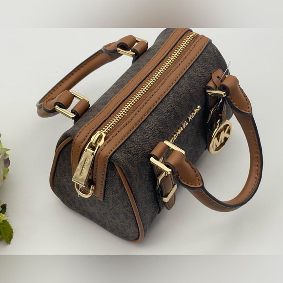 Michael Kors Bedford Extra-Small Logo Duffle Crossbody Bag - Picture 5 of 15